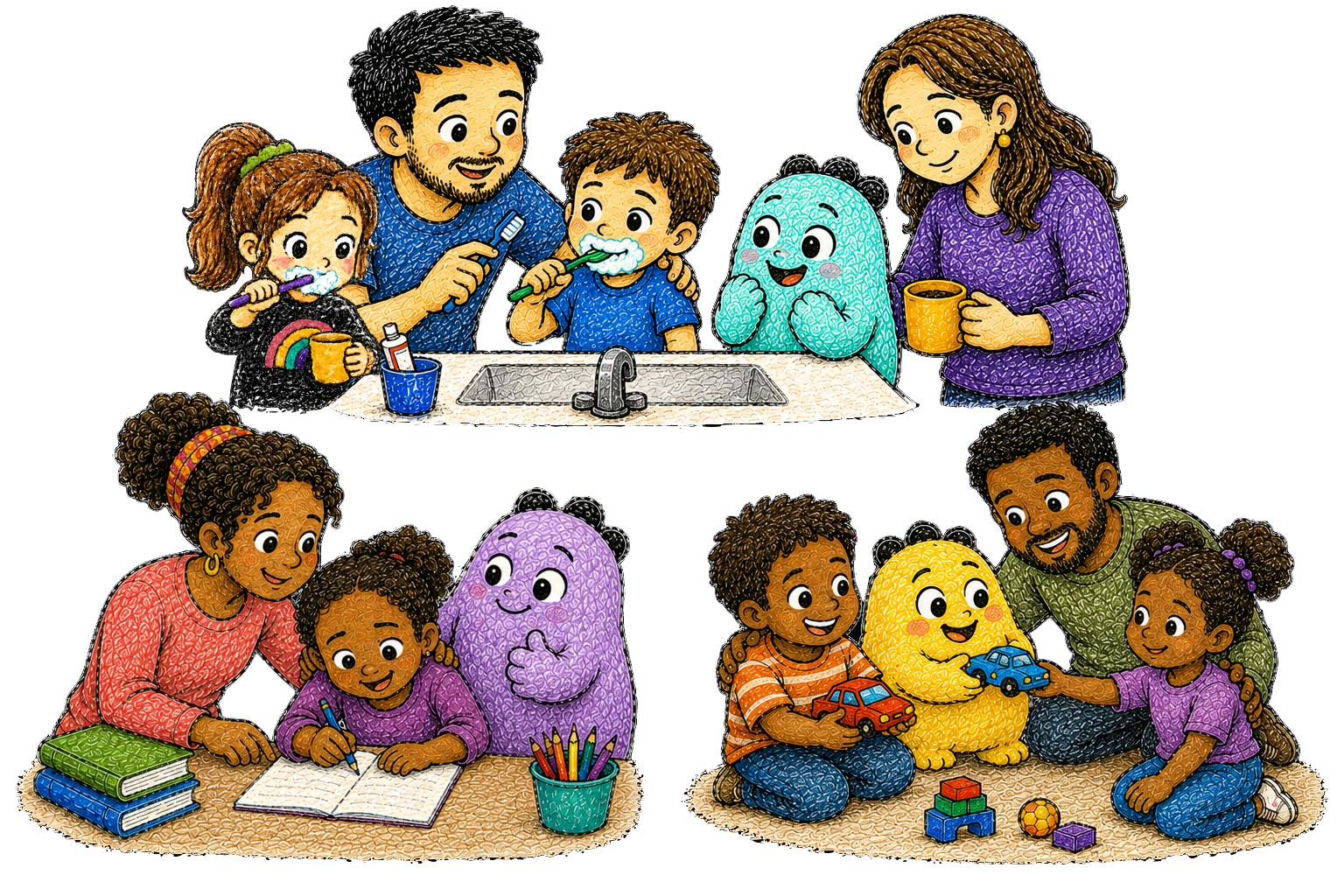 Examples of MarMilo family moments and companions